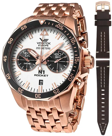 Vostok Europe 6S21-225B619B N1 Rocket Rocket N-1 Chrono - zdjęcie 1