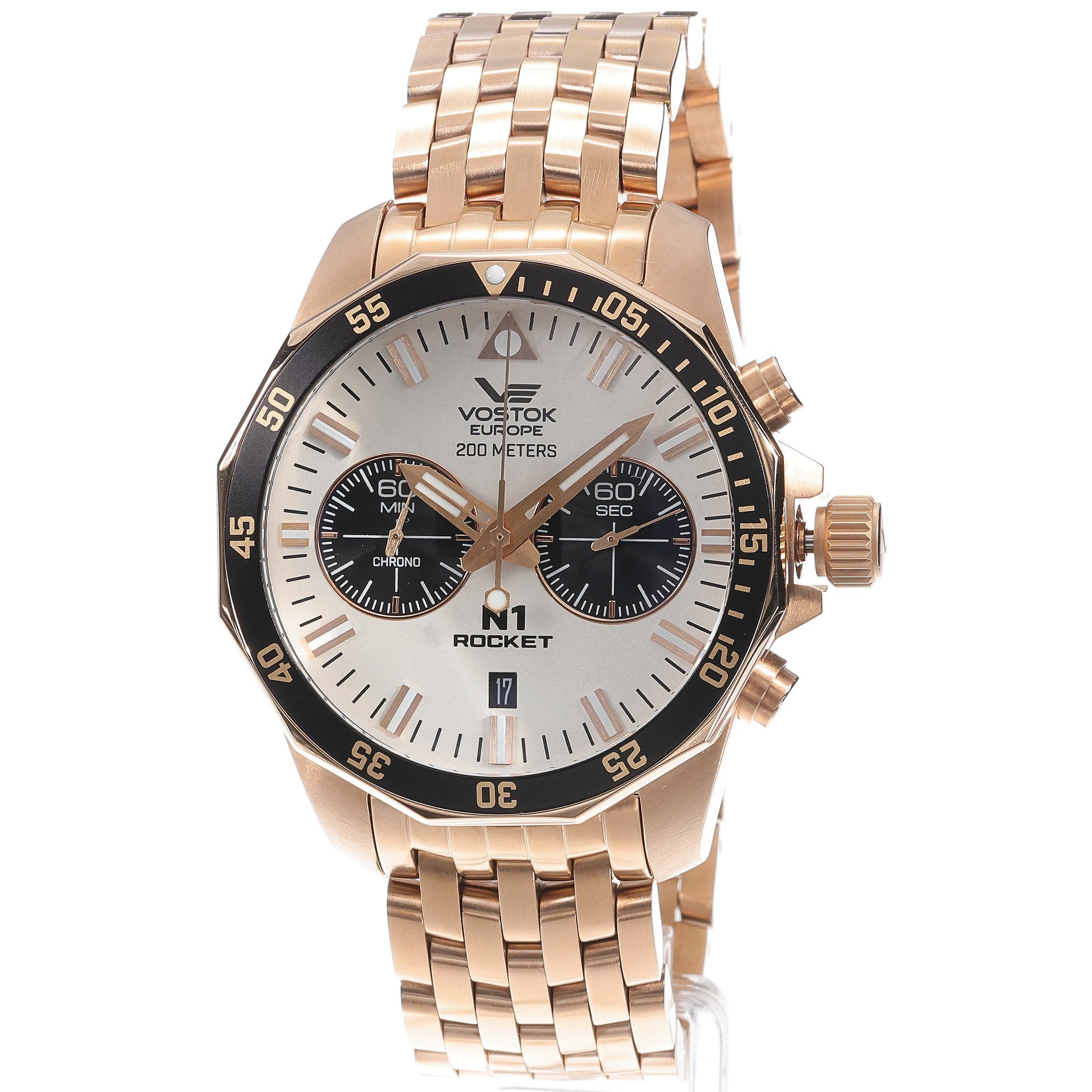 Vostok Europe 6S21-225B619B Rocket N-1 Chrono zegarek klasyczny N1 Rocket - miniatura 2