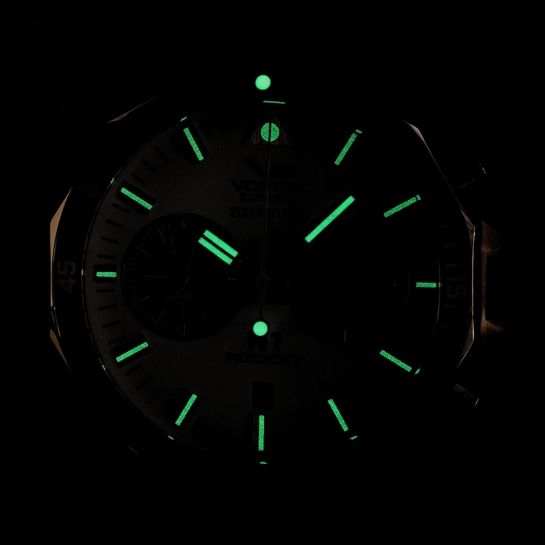 Vostok Europe 6S21-225B619SB zegarek różowe złoto klasyczny N1 Rocket pasek - miniatura 5