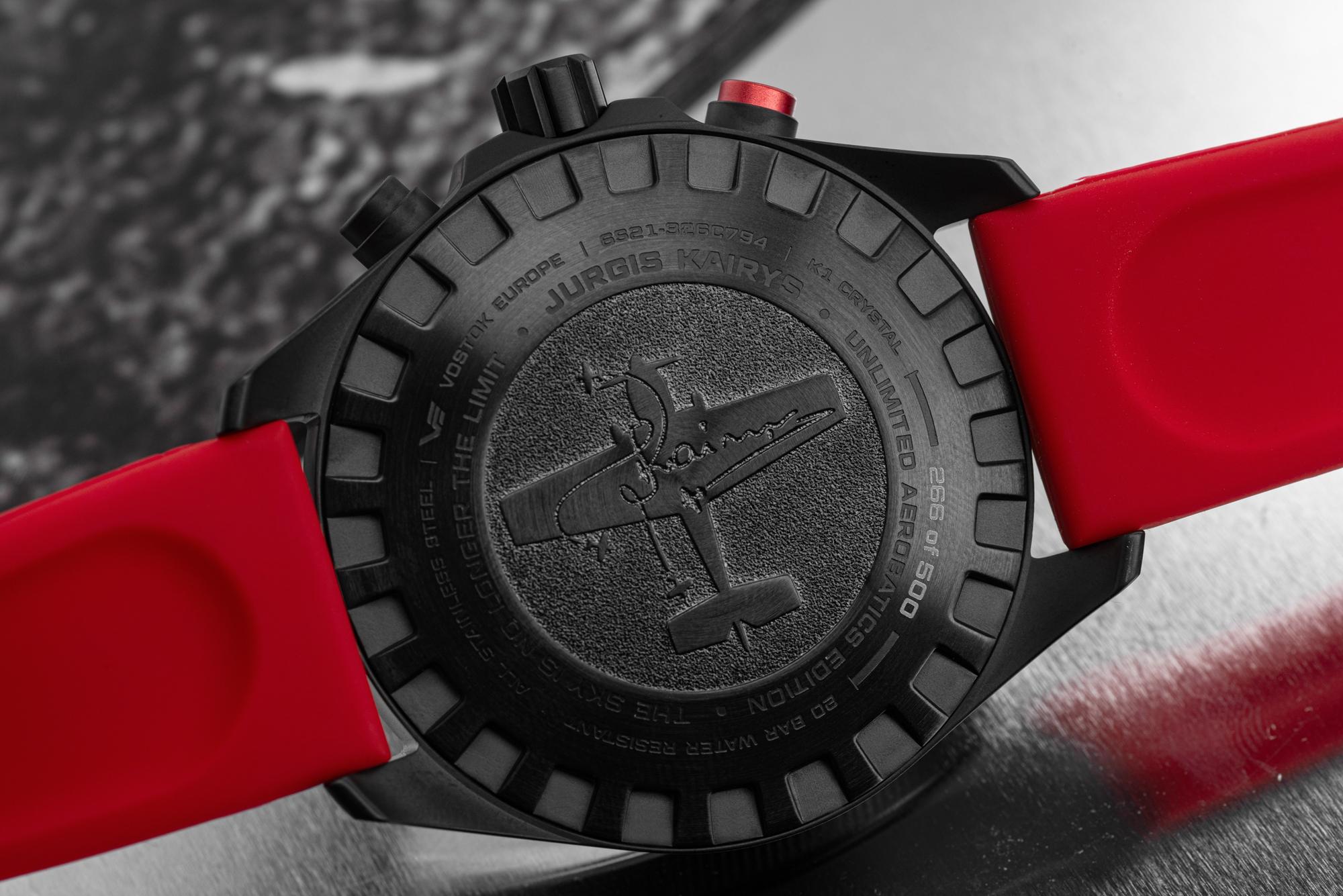 Vostok Europe 6S21-326C794B Jurgis Kairys Unlimited Aerobatics Edition 2026 zegarek lotniczy Space Race