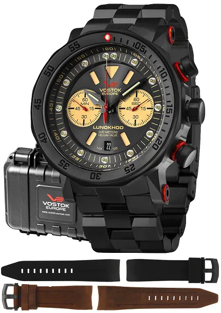 Vostok Europe 6S21-620C629B Lunokhod Lunokhod-2 Chrono - zdjęcie 1