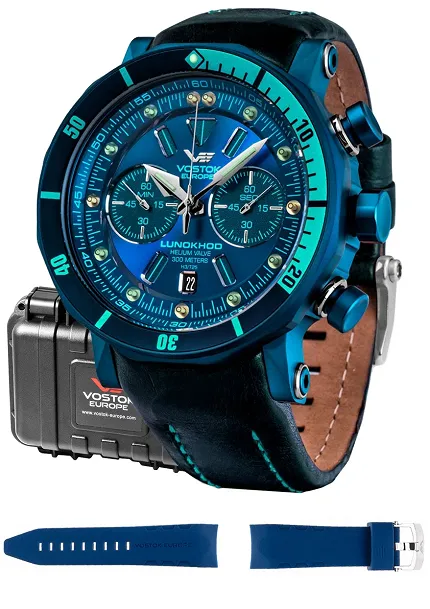 Vostok Europe 6S21-620E278 Lunokhod Lunokhod-2 Chrono - zdjęcie 1