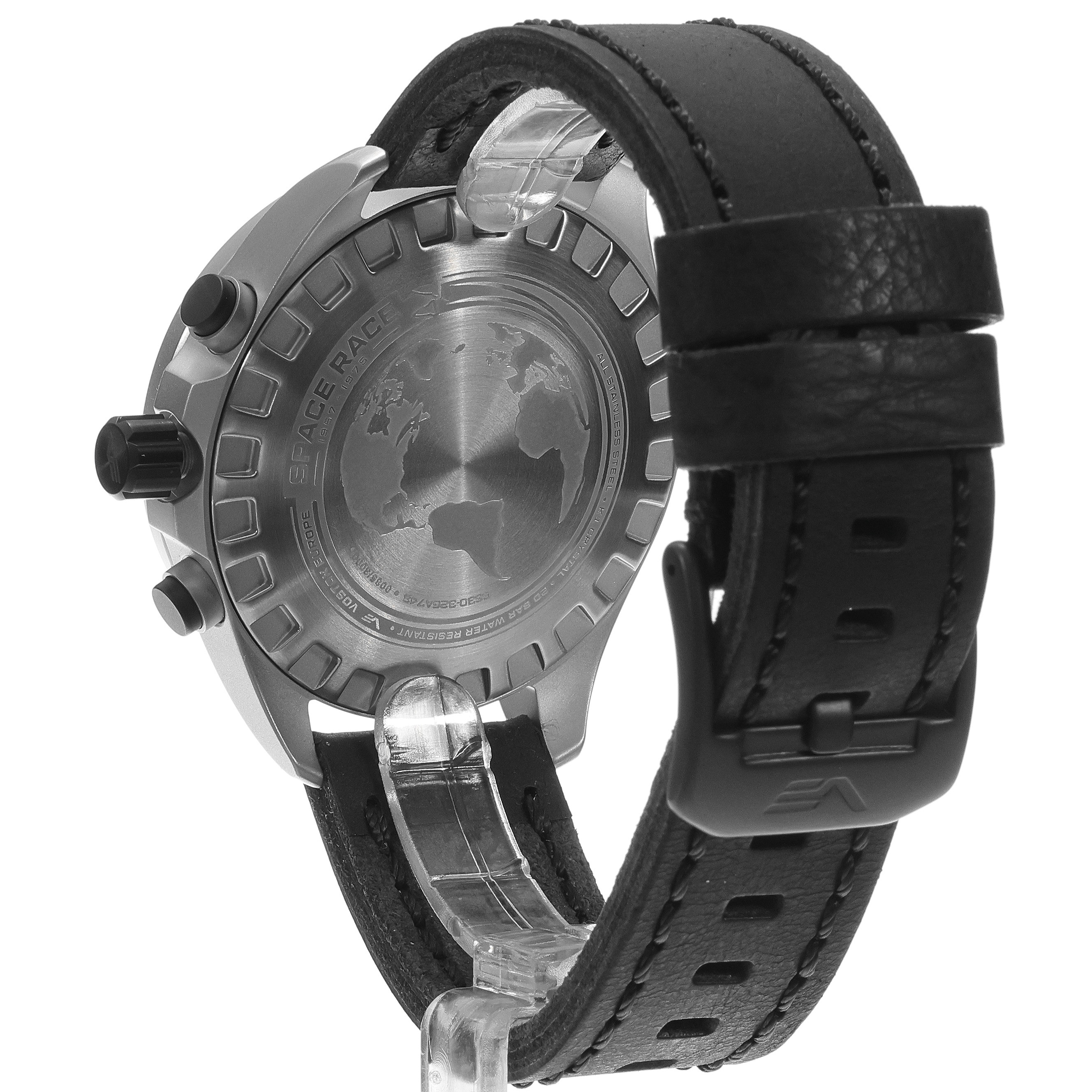 Vostok Europe 6S30-325A743 zegarek srebrny sportowy Space Race pasek