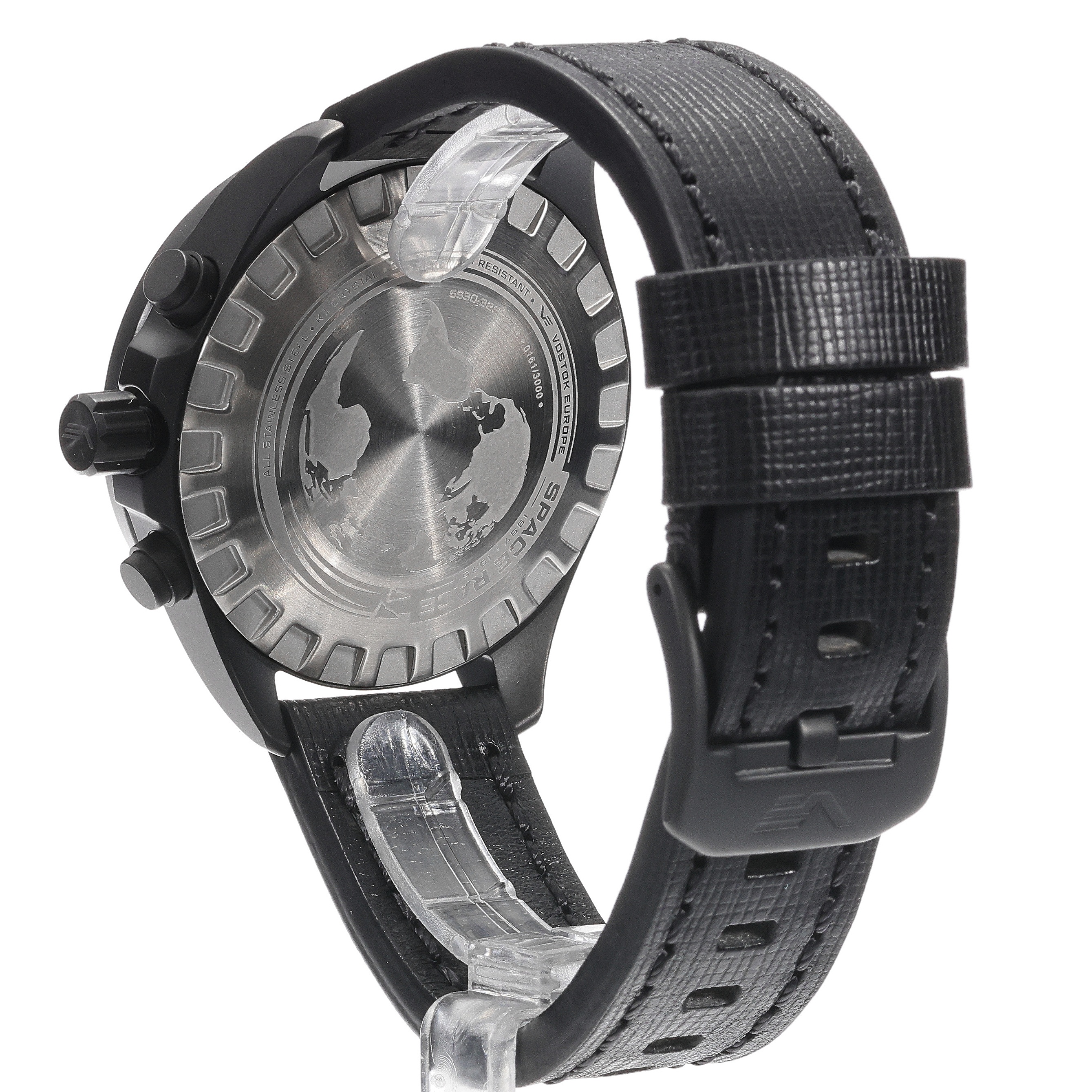 Vostok Europe 6S30-325C744 zegarek srebrny sportowy Space Race pasek - miniatura 5
