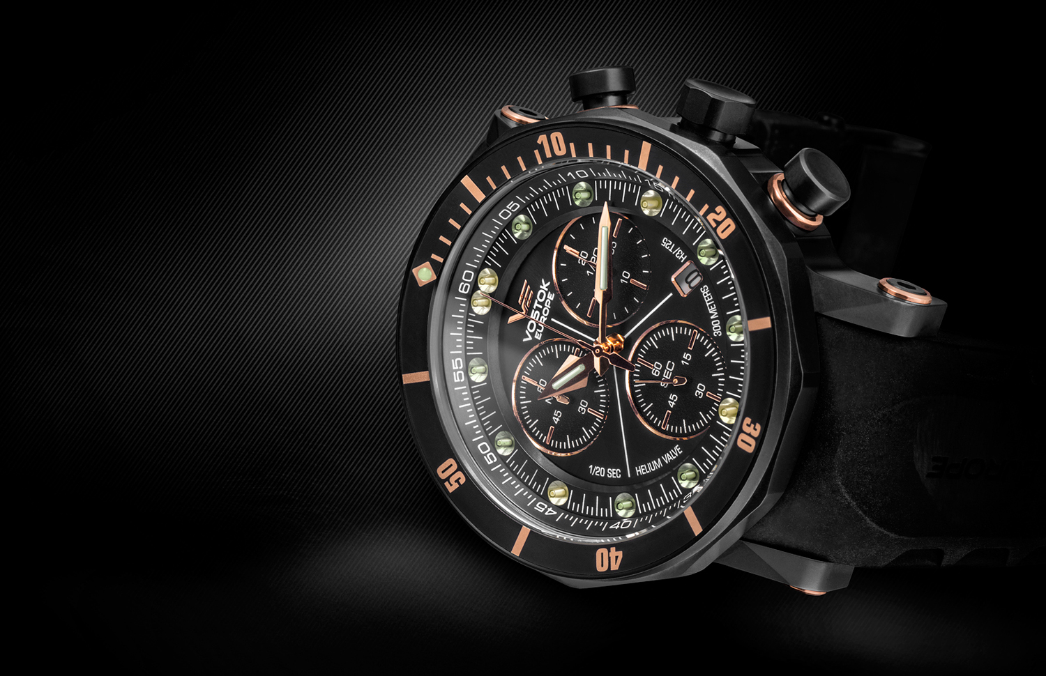 Vostok Europe 6S30-6203211S Lunokhod-2 Chrono zegarek klasyczny Lunokhod