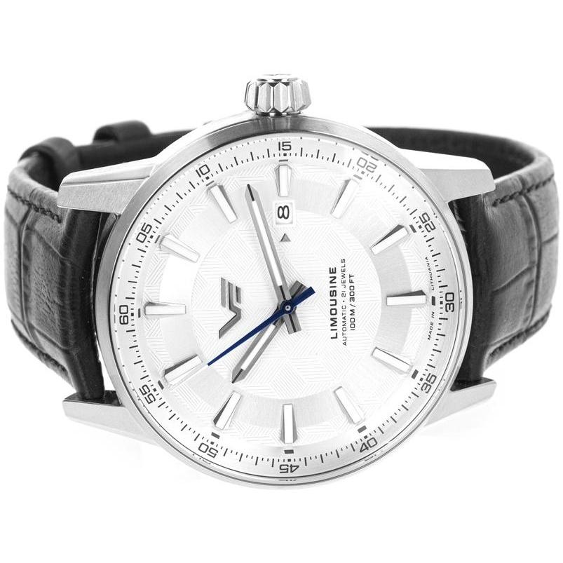 Vostok Europe 8315-561A788 Limousine 43mm Generation 2 Automatic 60 Power Reserve Limousine klasyczny zegarek srebrny - miniatura 9
