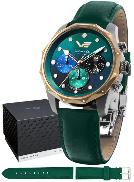 Vostok Europe JS20-125E752 Vilnele Vilnele Chronograph 39mm - zdjęcie 1