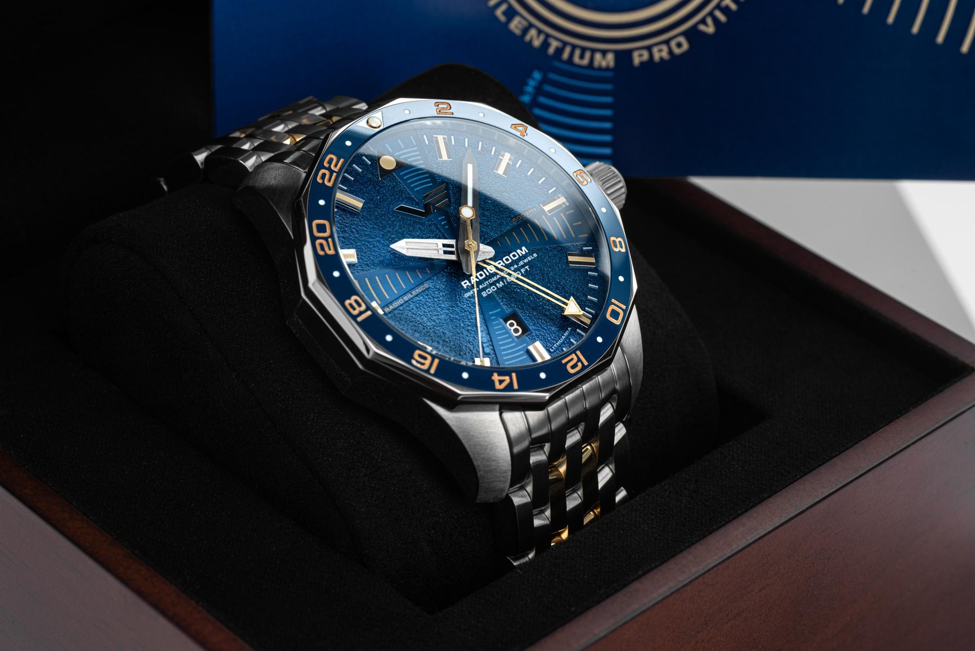 Vostok Europe NH34-224A793B N1 Rocket Rocket N-1 Automatic GMT Radio Room Special Edition Silentium Pro Vita bransoleta - miniatura 16