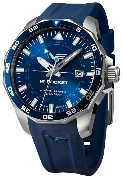 Vostok Europe NH34-225A712S N1 Rocket Rocket N-1 Automatic GMT