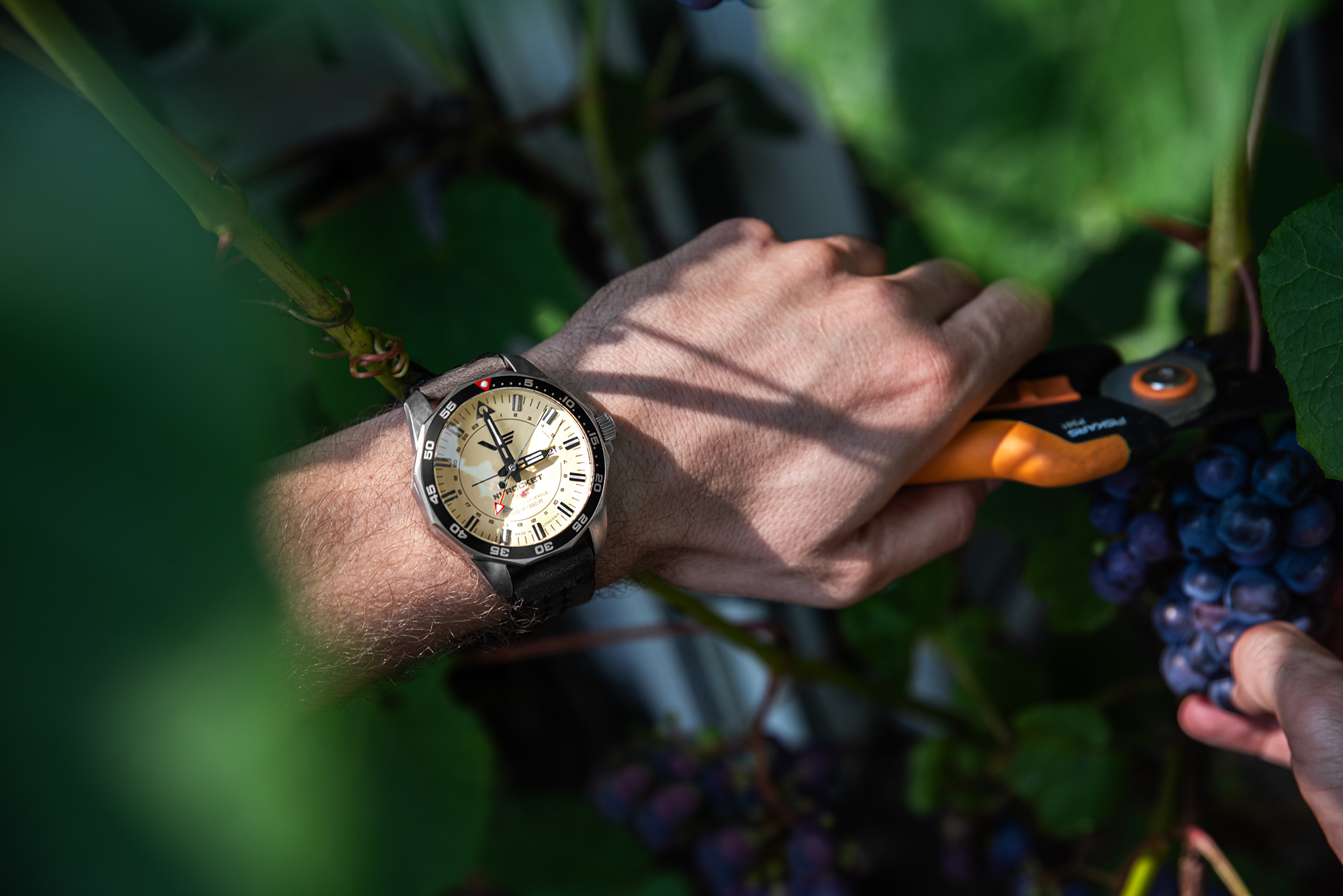 Vostok Europe NH34-225A713 zegarek srebrny klasyczny N1 Rocket pasek