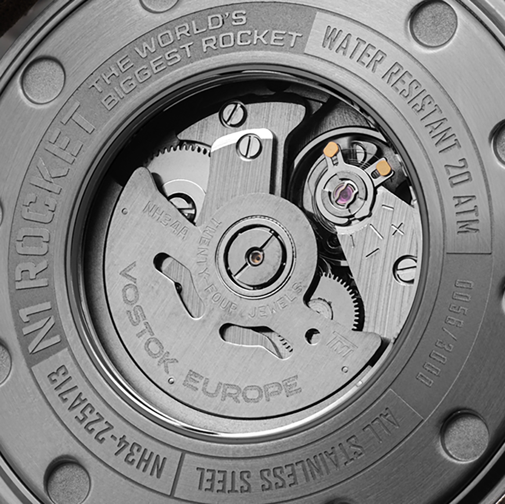 Vostok Europe NH34-225A713SW męski zegarek N1 Rocket pasek