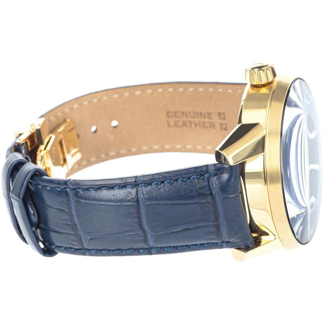 Vostok Europe NH34-561B786 Limousine Limousine 43mm Automatic Generation 2 Semi-transparent Dial zegarek męski klasyczny szafirowe - miniatura 8