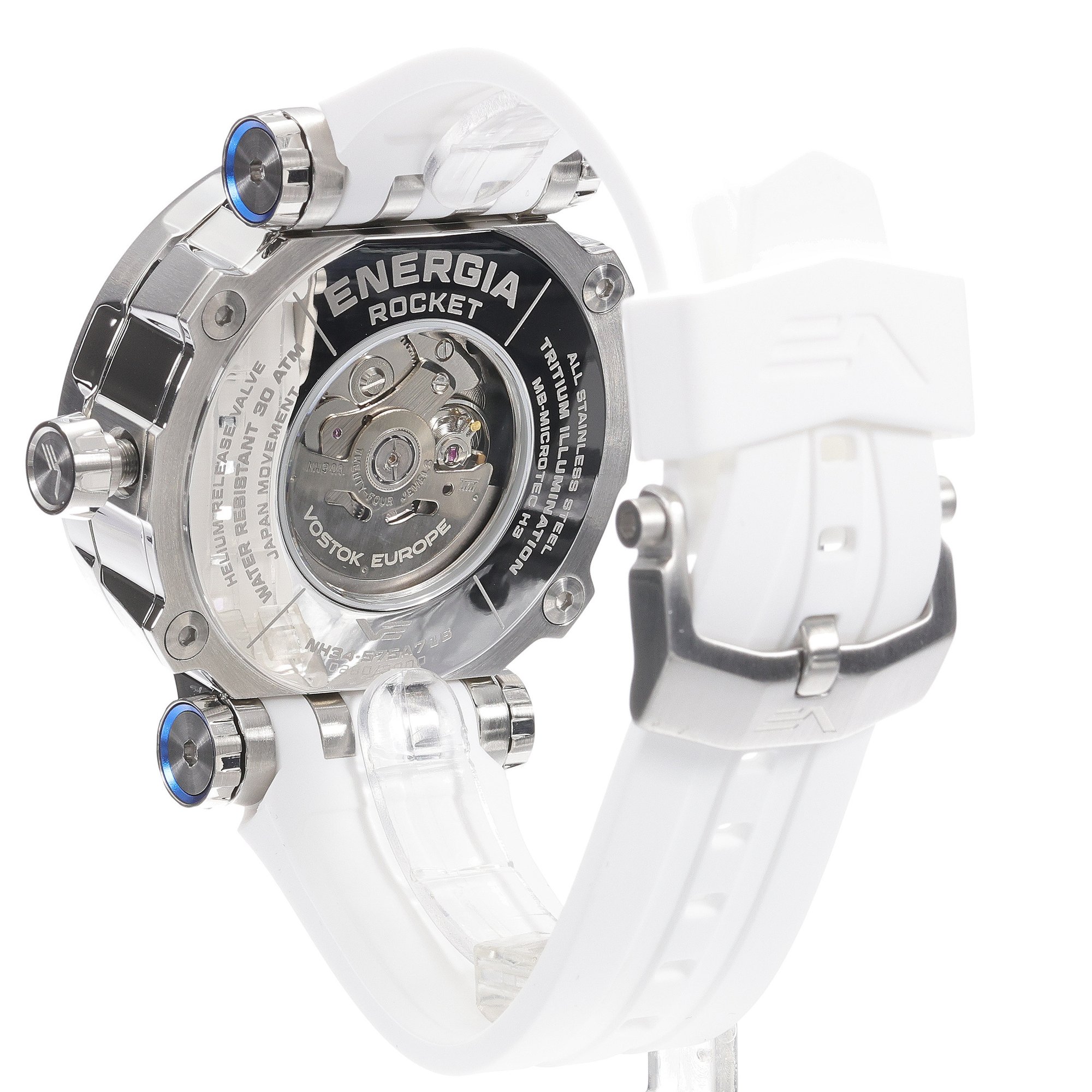 Vostok Europe NH34-575A716SW Energia Rocket Energia Rocket Automatic GMT zegarek męski sportowy mineralne utwardzane