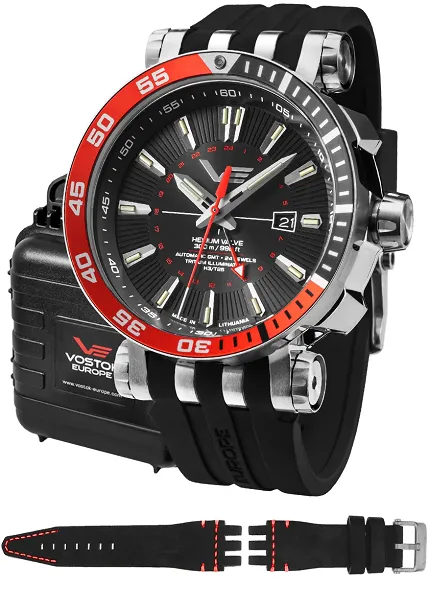 Vostok Europe NH34-575A717S Energia Rocket Energia Rocket Automatic GMT