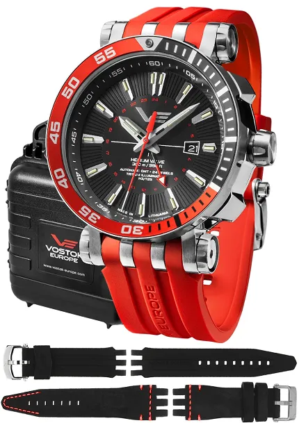Vostok Europe NH34-575A717SR Energia Rocket Energia Rocket Automatic GMT