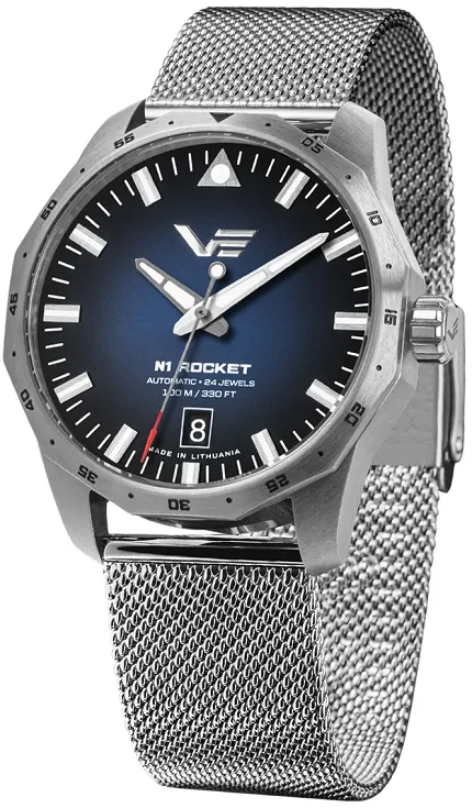Vostok Europe NH35A-125A748BM N1 Rocket Rocket N-1 Automatic Blue Compact 39mm - zdjęcie 1