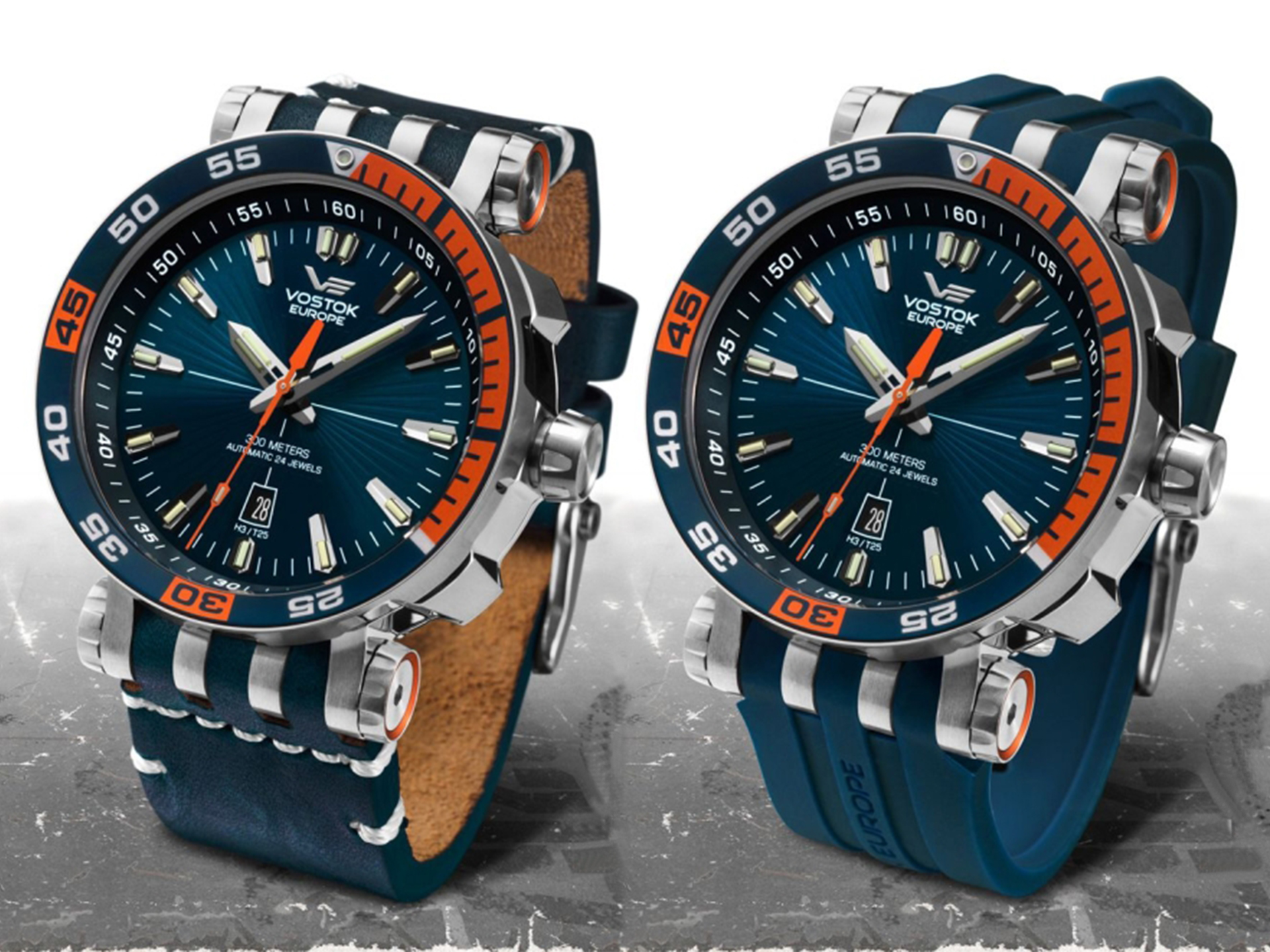 Vostok Europe NH35A-575A279 Energia Rocket Energia Rocket Automatic Multifunctional pasek