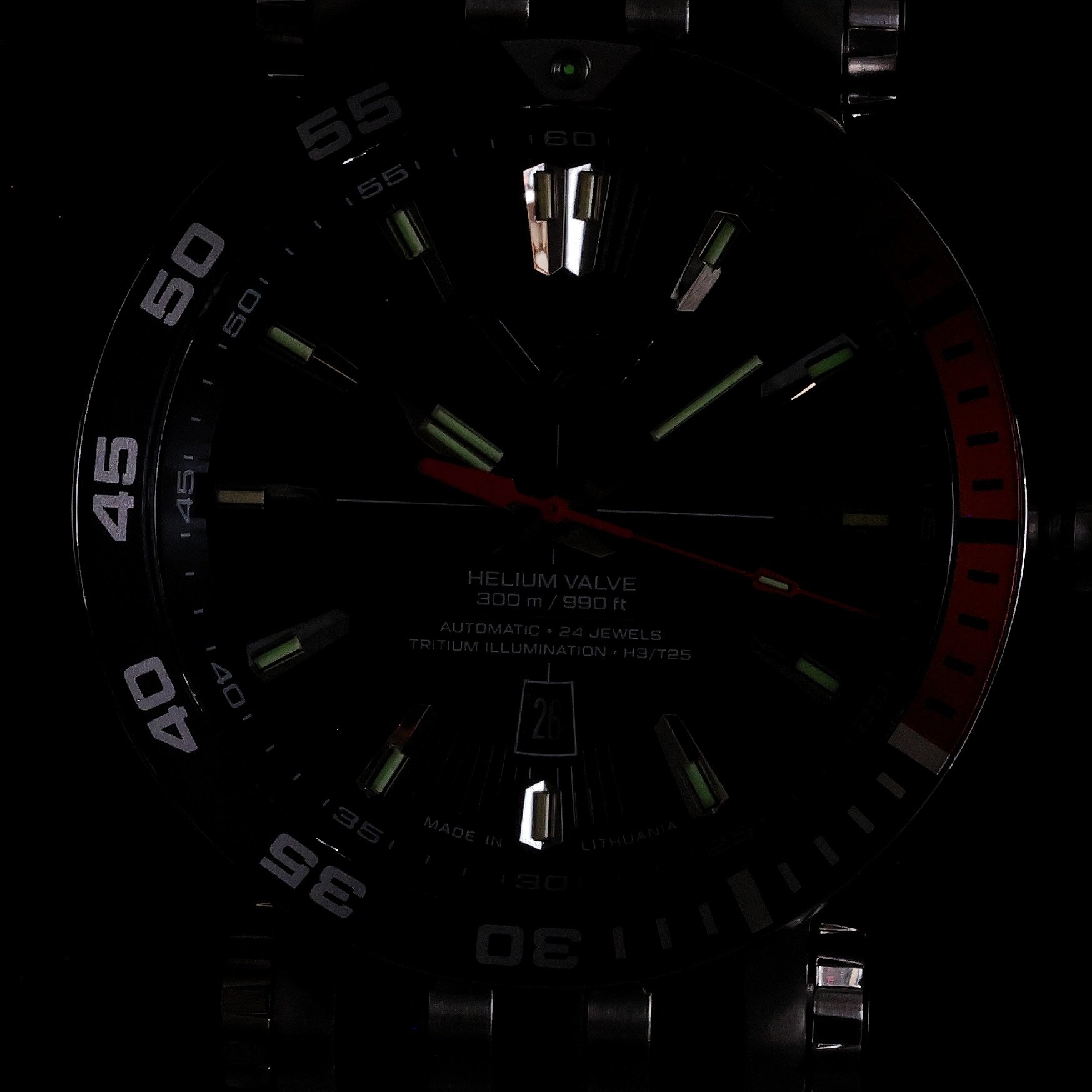 Vostok Europe NH35A-575A715S zegarek srebrny sportowy Energia Rocket pasek