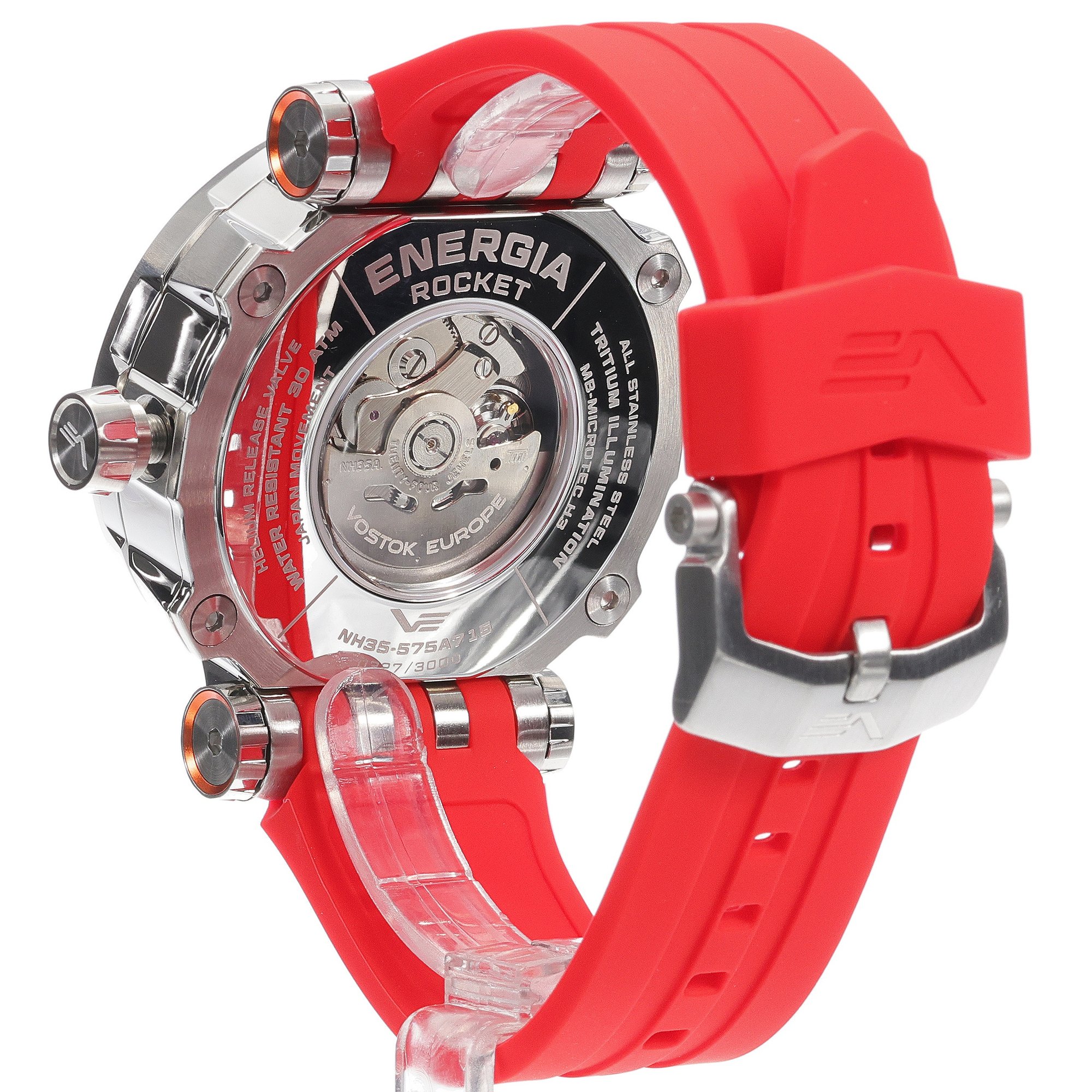 Vostok Europe NH35A-575A715SR męski zegarek Energia Rocket pasek - miniatura 4
