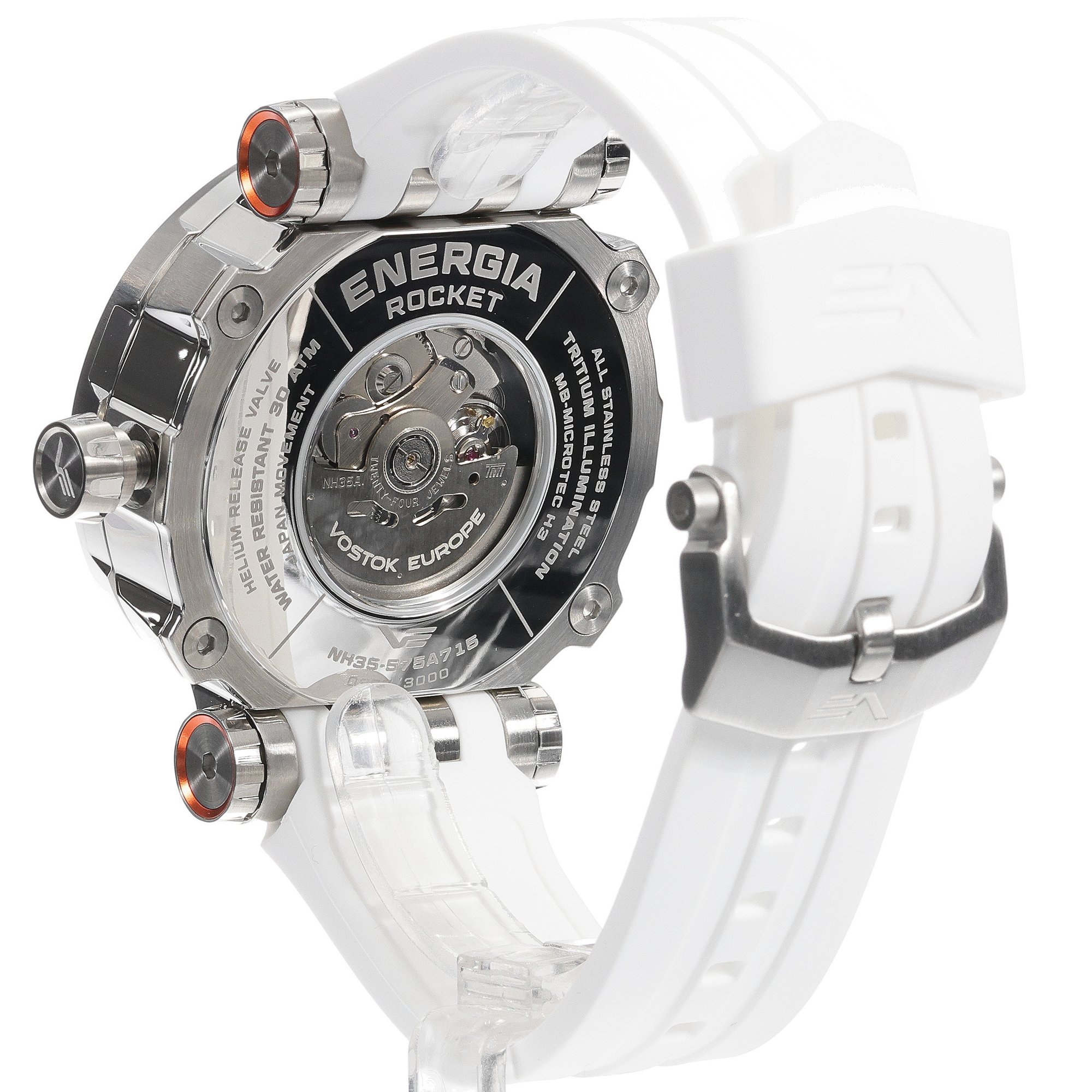 Vostok Europe NH35A-575A715SW męski zegarek Energia Rocket pasek - miniatura 4