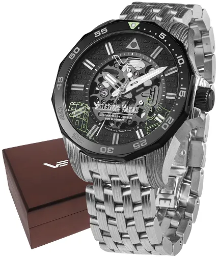 Vostok Europe NH72-225E764B N1 Rocket Gelezinis Vilkas Skeleton Automatic Limited Edition