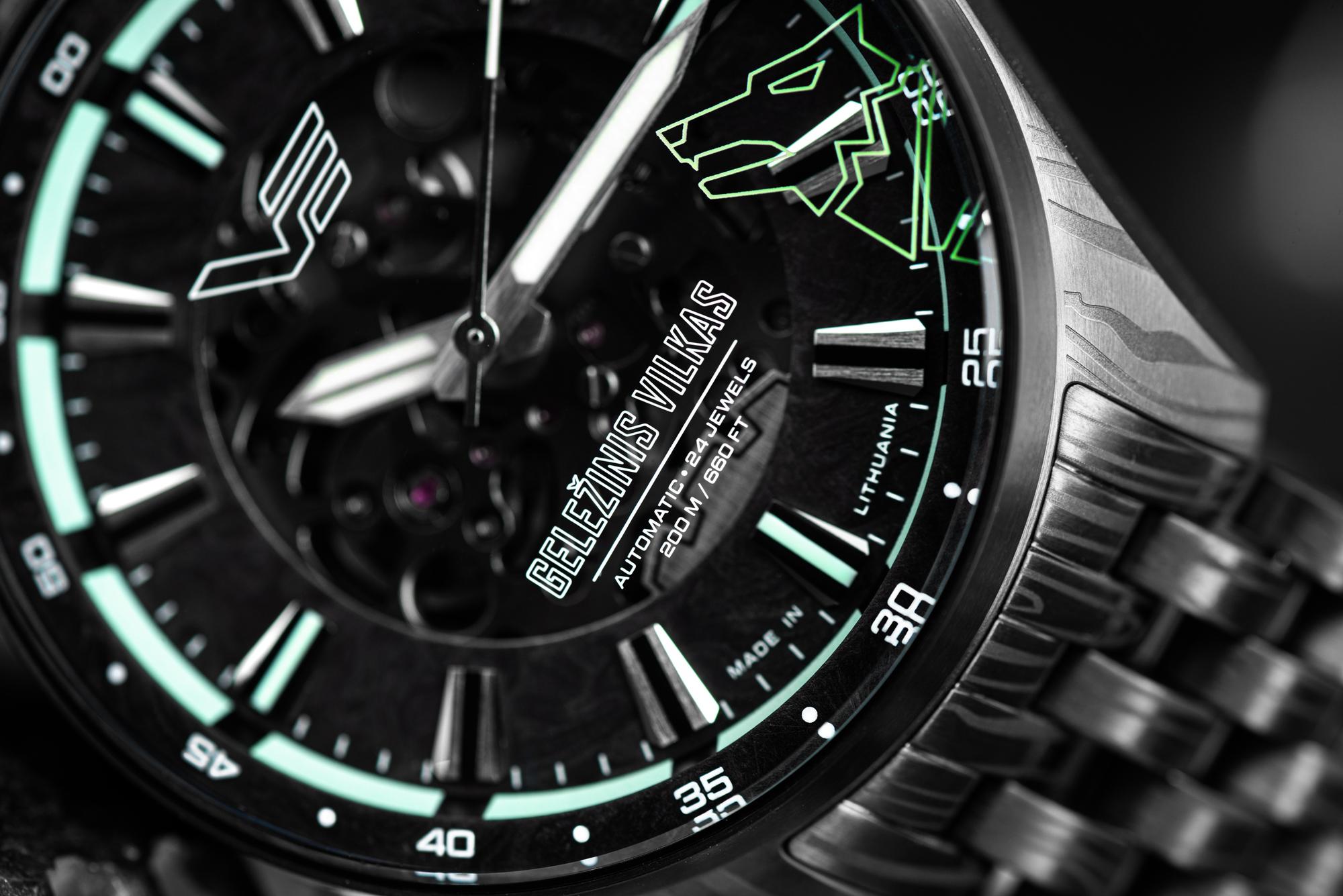 Vostok Europe NH72-326D777B Gelezinis Vilkas Skeleton Automatic Limited Edition 2026 zegarek N1 Rocket