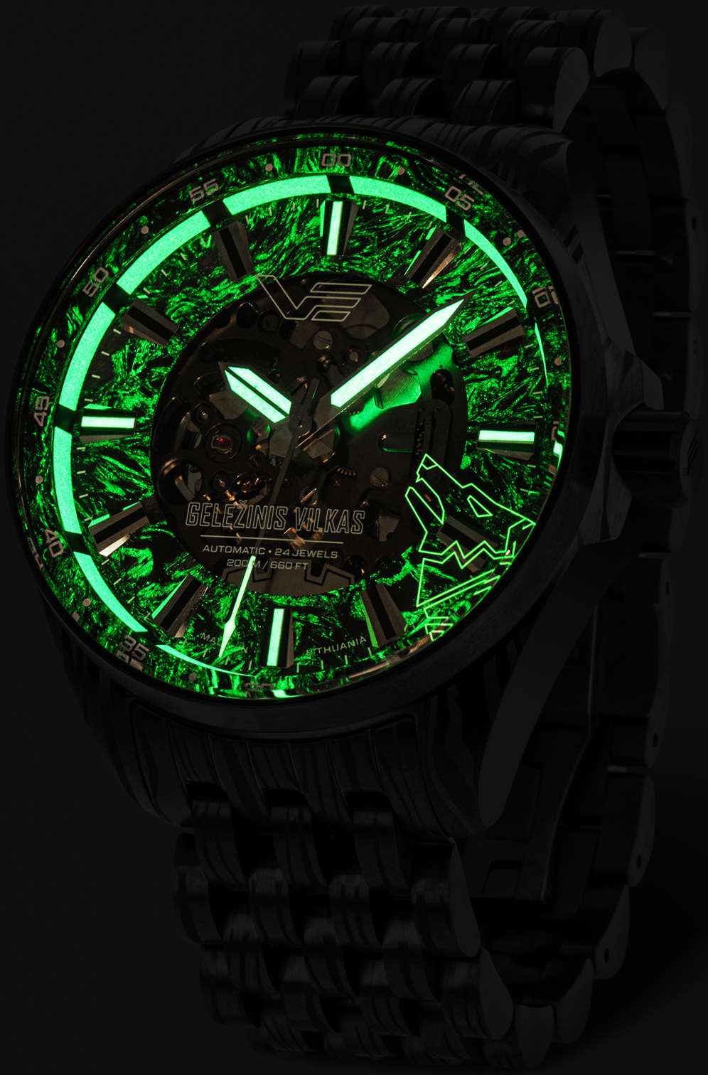 Vostok Europe NH72-326D777B zegarek męski N1 Rocket