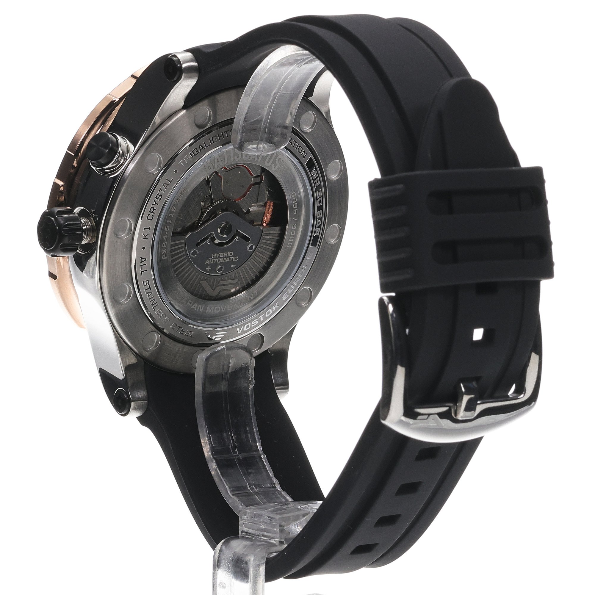 Vostok Europe PX84-511E769S zegarek męski sportowy Batiscafos pasek