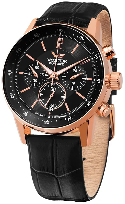 Vostok Europe VK63-560B689 Limousine Limousine GAZ-14 Chronograph Quartz 43mm - zdjęcie 1