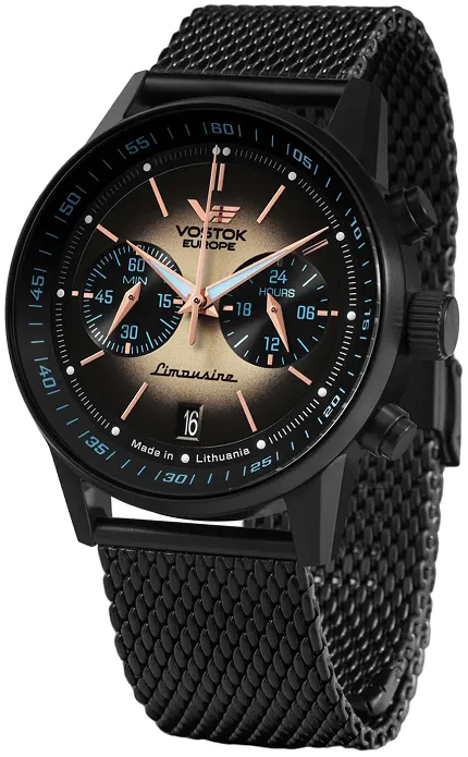 Vostok Europe VK64-560C691B Limousine Limousine GAZ-14 Chronograph Quartz 43mm