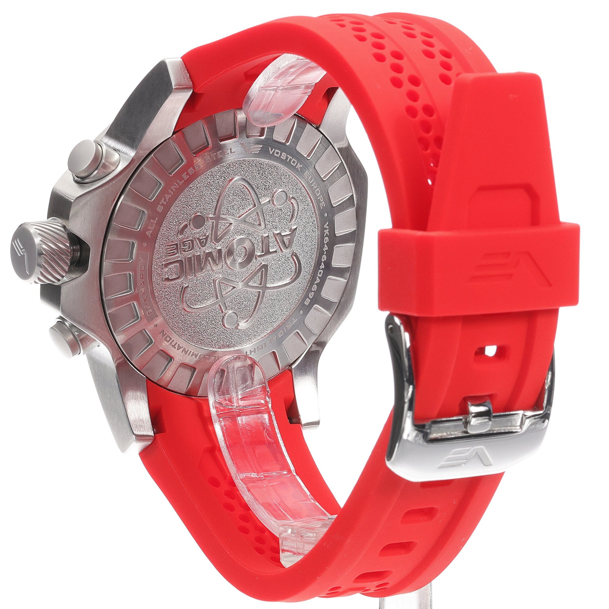 Vostok Europe VK64-640A698SR zegarek sportowy Atomic Age - miniatura 4