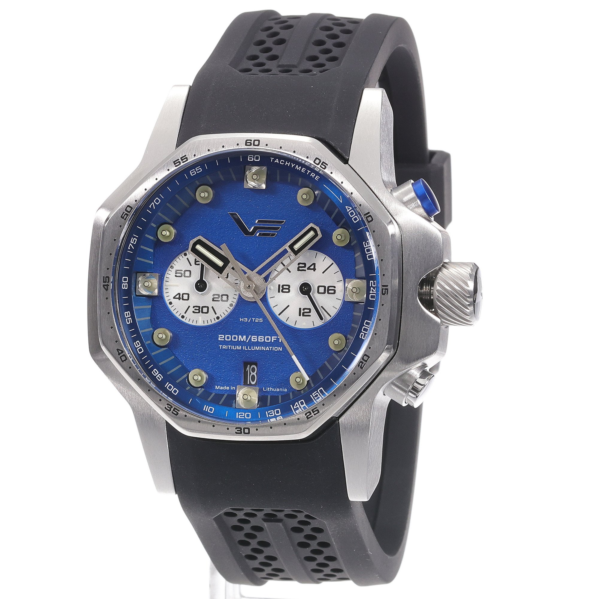 Vostok Europe VK64-640A700SB Atomic Age sportowy zegarek srebrny - miniatura 2