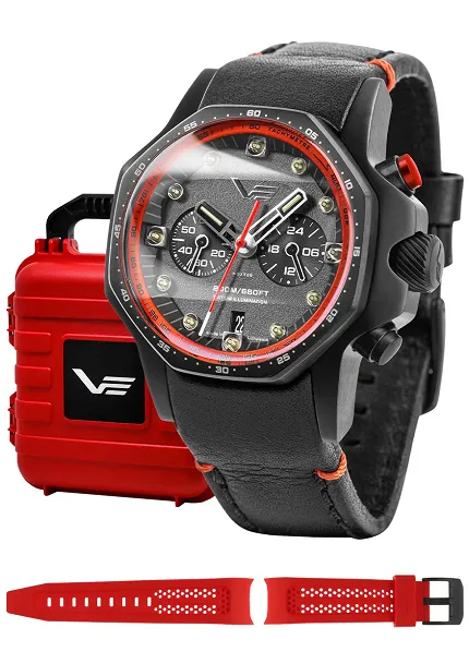 Vostok Europe VK64-640C699 Atomic Age Atomic Age Sakharov Line Quartz Chrono - zdjęcie 1