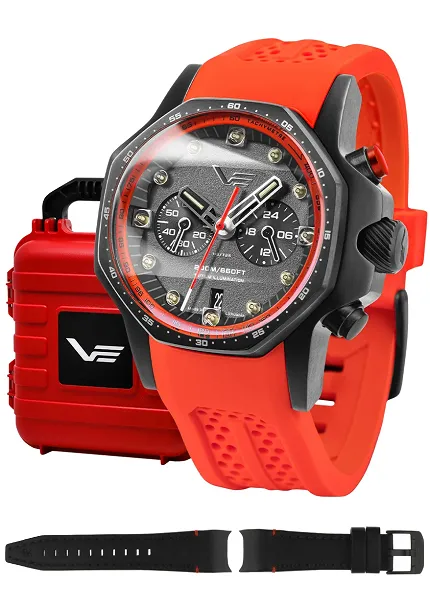Vostok Europe VK64-640C699S Atomic Age Atomic Age Sakharov Line Quartz Chrono - zdjęcie 1