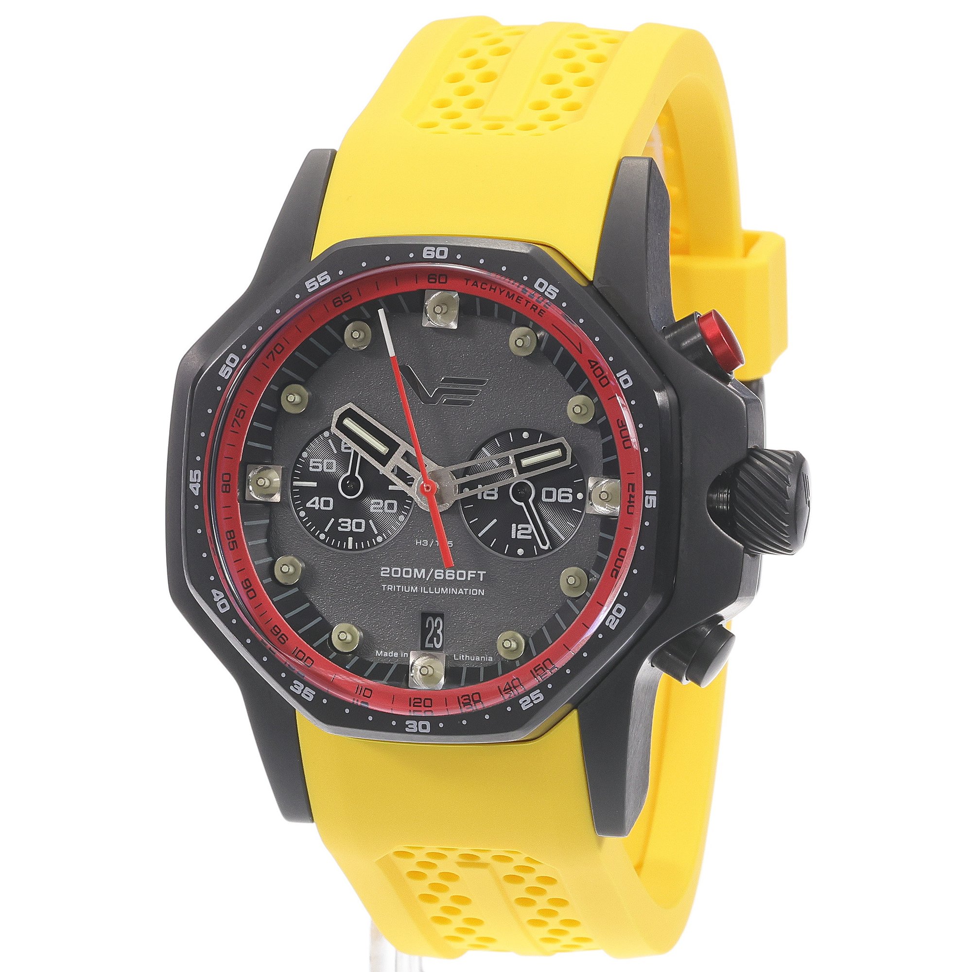 Vostok Europe VK64-640C699SY zegarek męski sportowy Atomic Age pasek - miniatura 2
