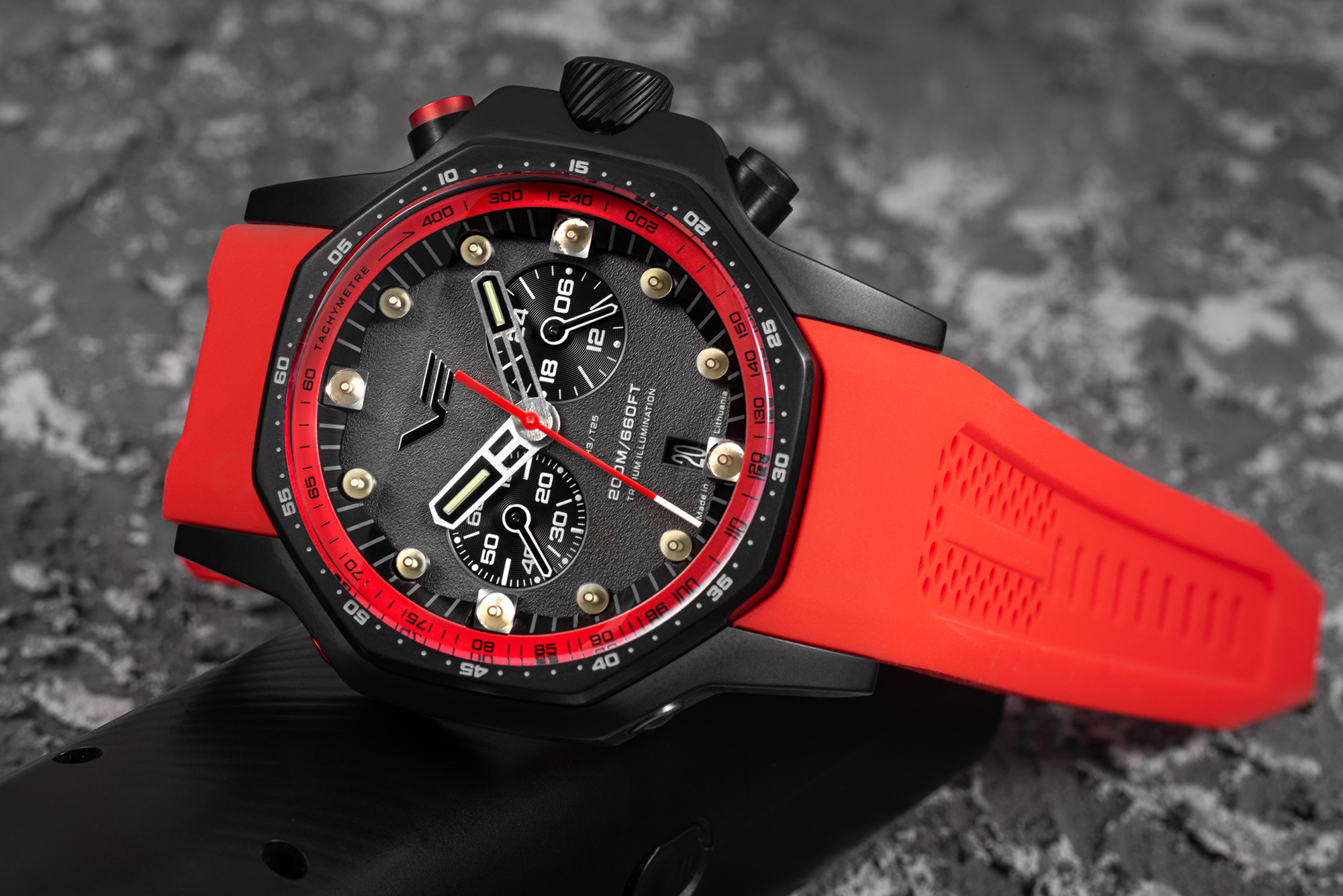 Vostok Europe VK64-640C699SY zegarek sportowy Atomic Age - miniatura 7