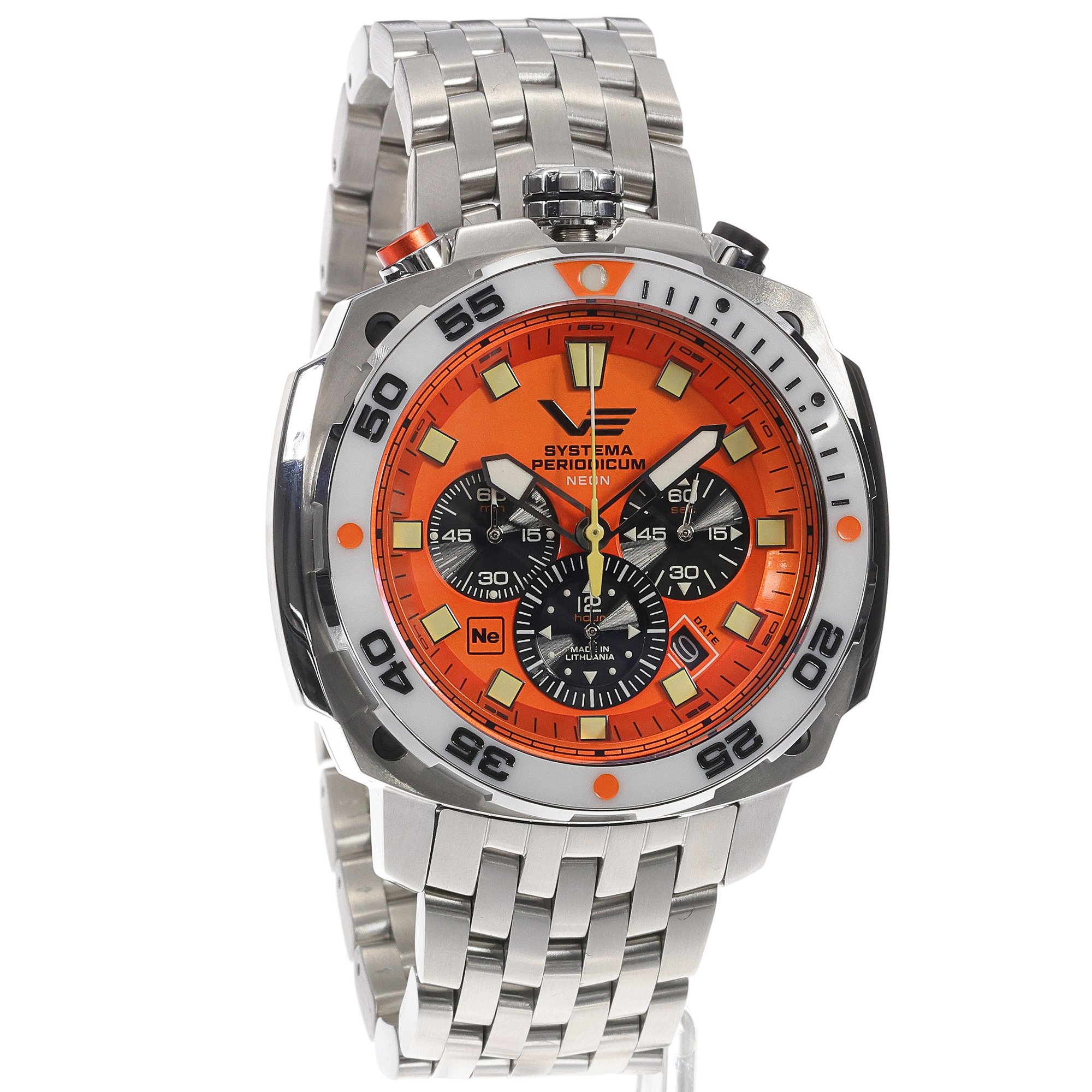 Vostok Europe VK67-650A723B Systema Periodicum Neon zegarek typudiver Systema Periodicum