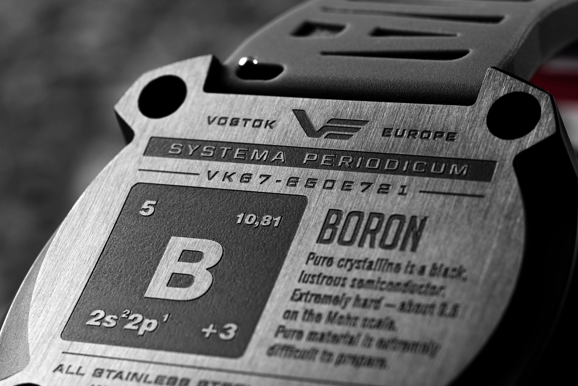 Vostok Europe VK67-650E721 Systema Periodicum Boron zegarek typudiver Systema Periodicum - miniatura 11