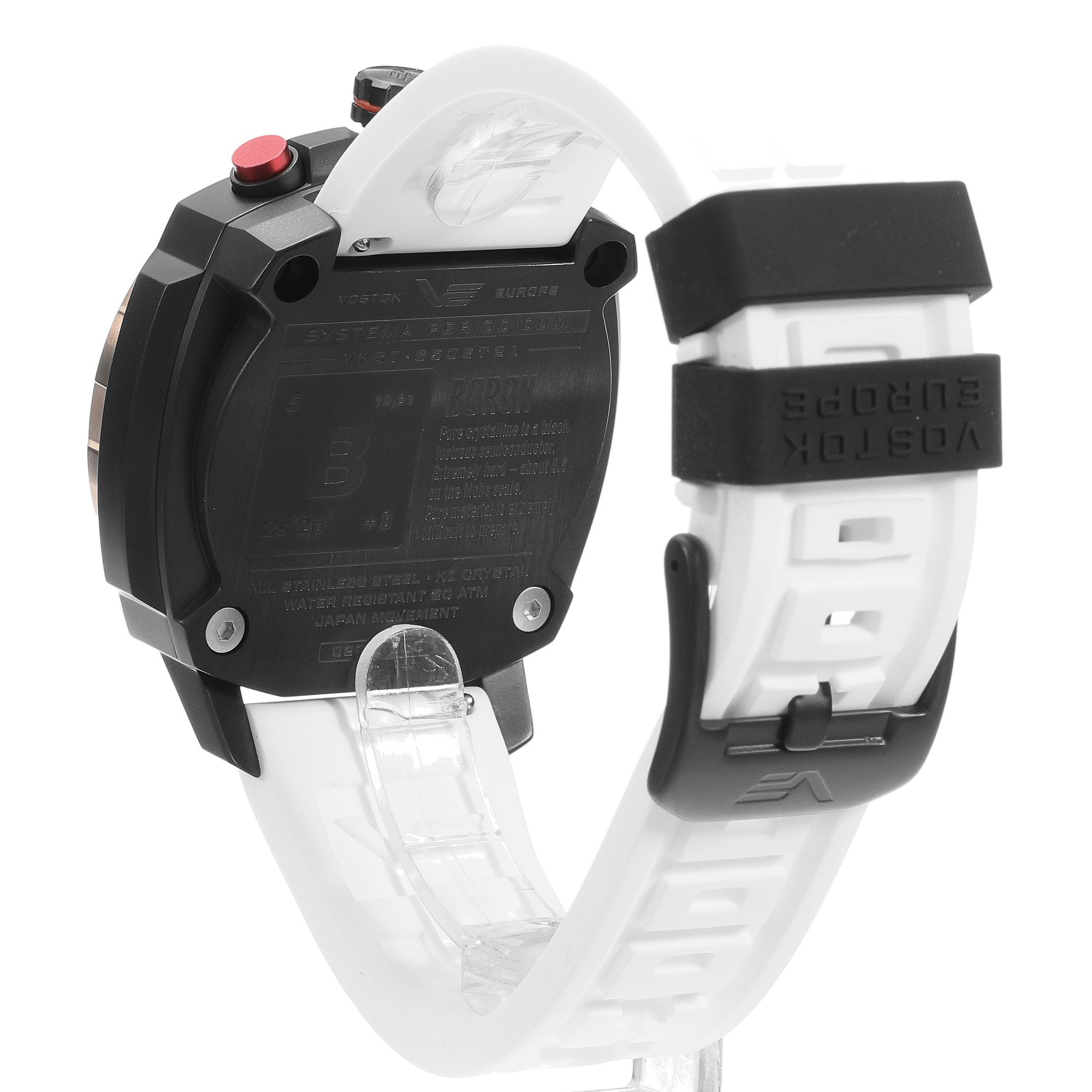Vostok Europe VK67-650E721SW Systema Periodicum Boron zegarek typudiver Systema Periodicum - miniatura 4