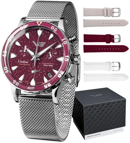 Vostok Europe VK68-515A774B Undine Undine Cranberry - zdjęcie 1