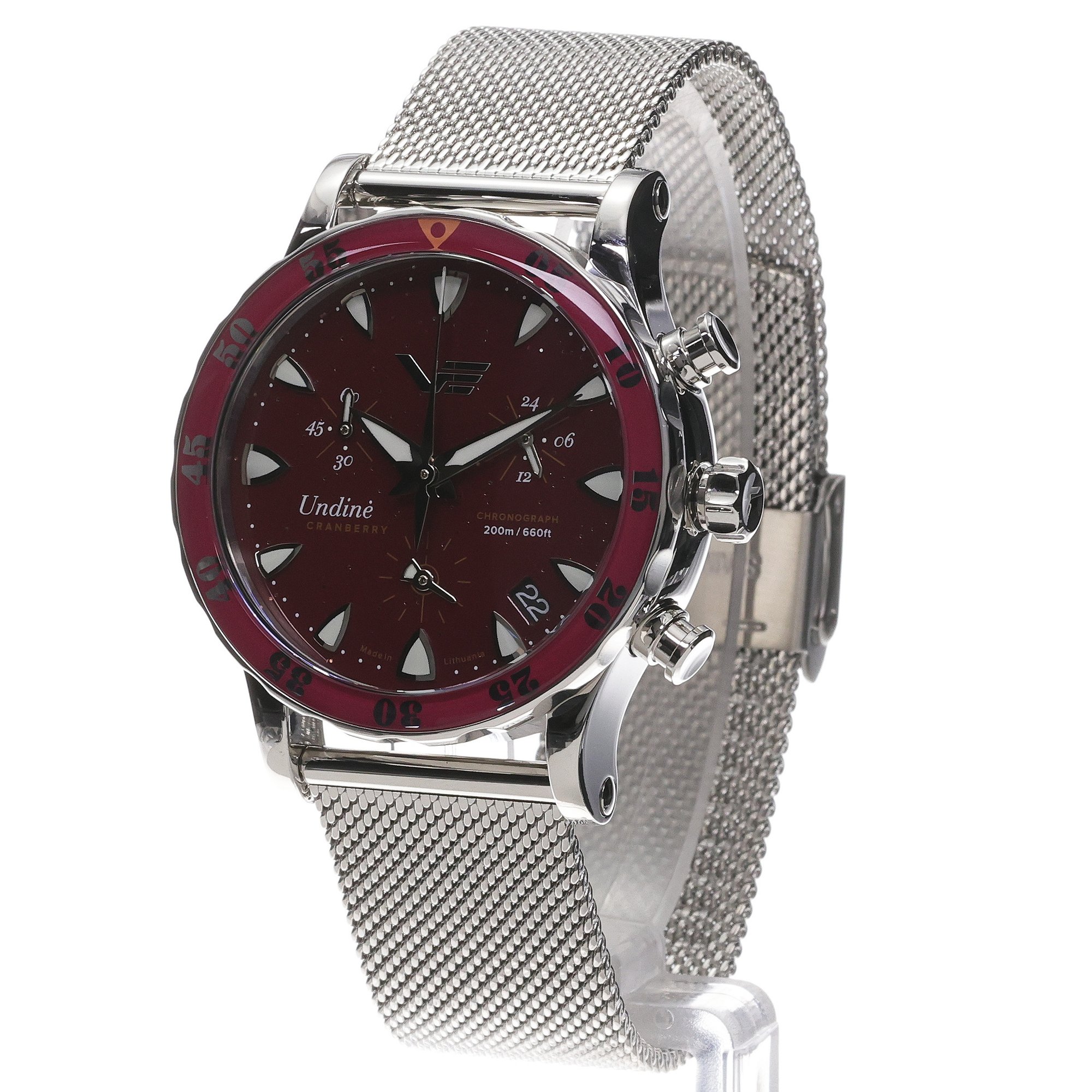 Vostok Europe VK68-515A774B Undine Undine Cranberry zegarek damski elegancki mineralne utwardzane - miniatura 2