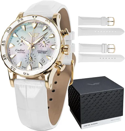 Vostok Europe VK68-515B800 Undine Undine Gold Pearl Chrono 39mm - zdjęcie 1