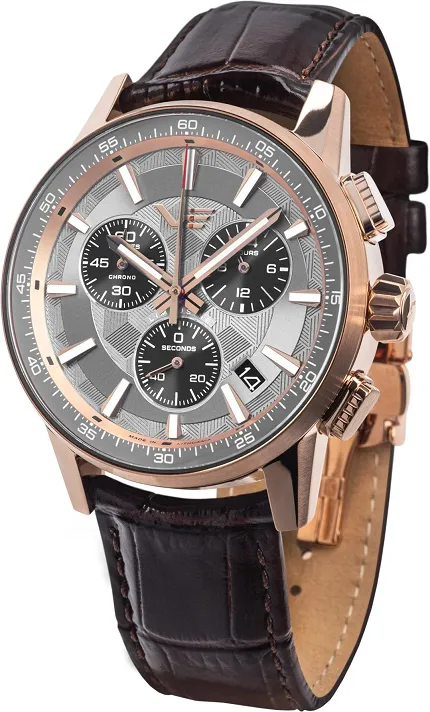 Vostok Europe VK68-561B785 Expedition Limousine 43mm Generation 2 Chronograph Quartz - zdjęcie 1