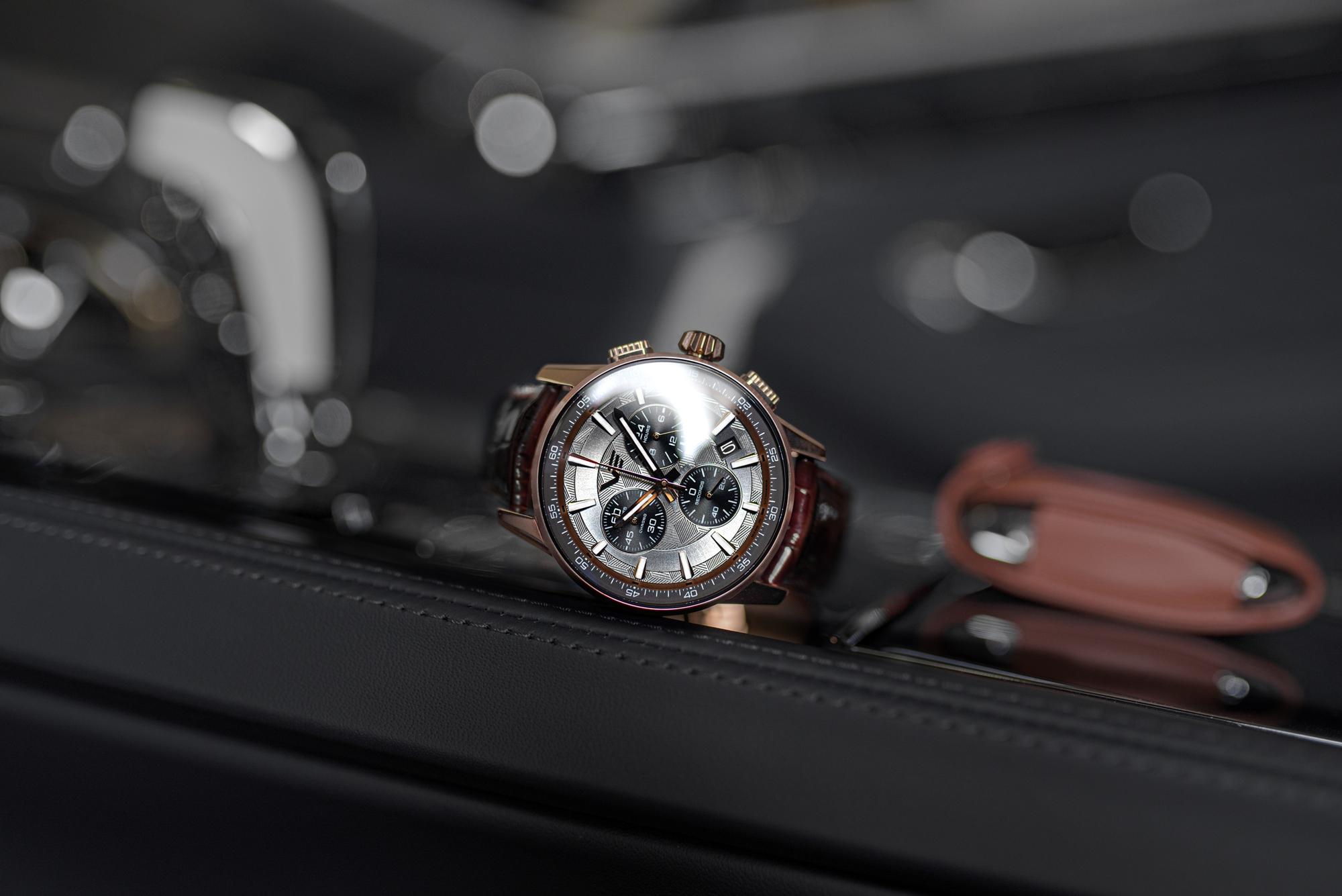 Vostok Europe VK68-561B785 Limousine 43mm Generation 2 Chronograph Quartz zegarek klasyczny Expedition - miniatura 4
