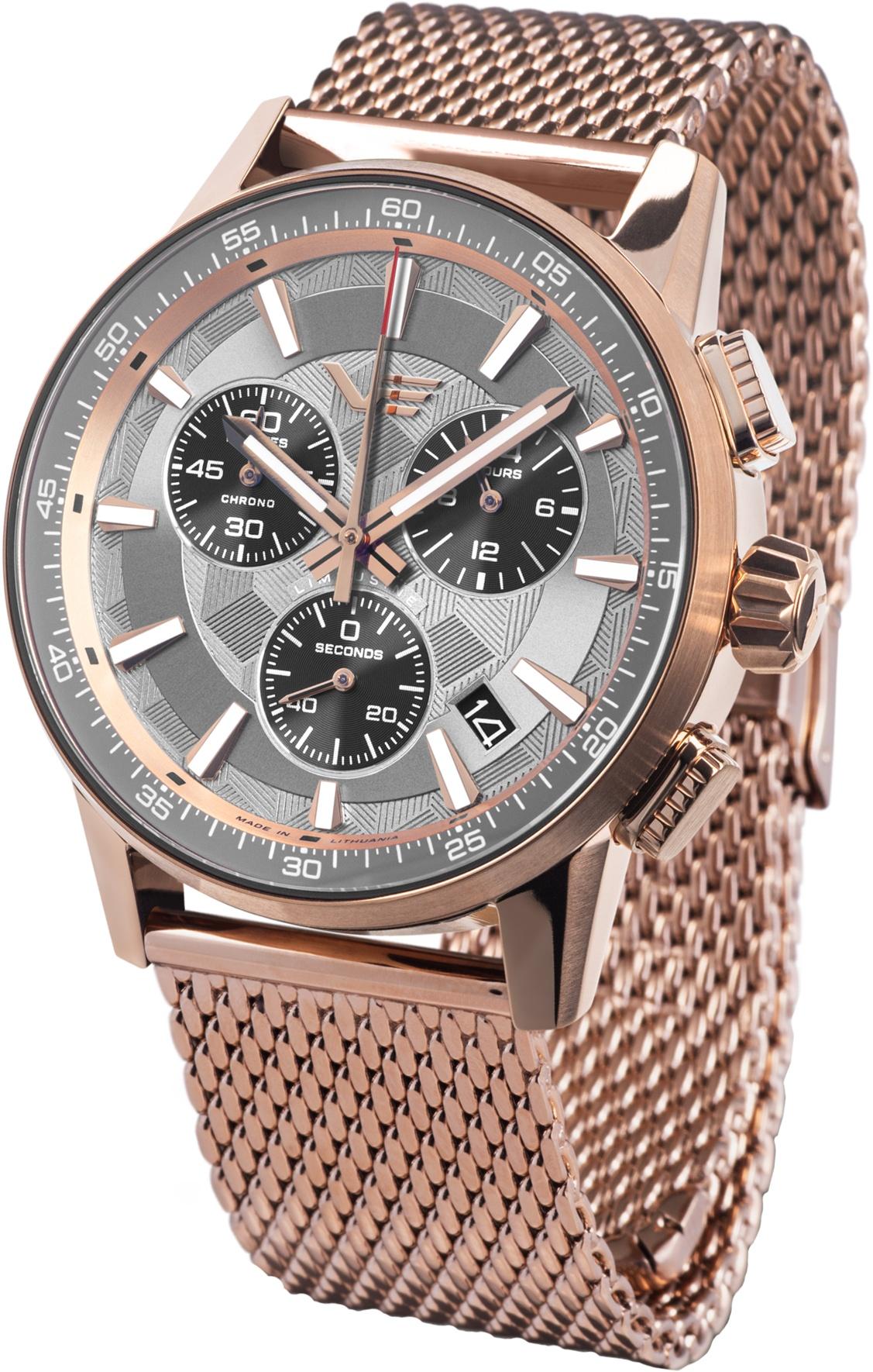 Vostok Europe VK68-561B785B Expedition Limousine 43mm Generation 2 Chronograph Quartz - miniatura 1