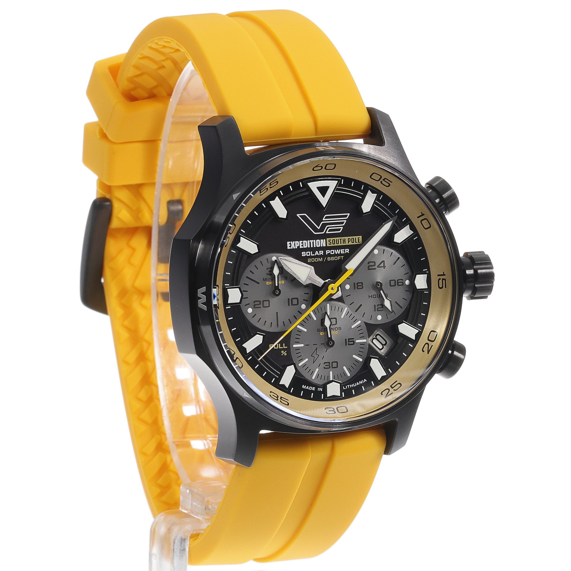 Vostok Europe VR42-592C763SY Expedition South Pole Solar Chrono 43mm zegarek sportowy Expedition - miniatura 4