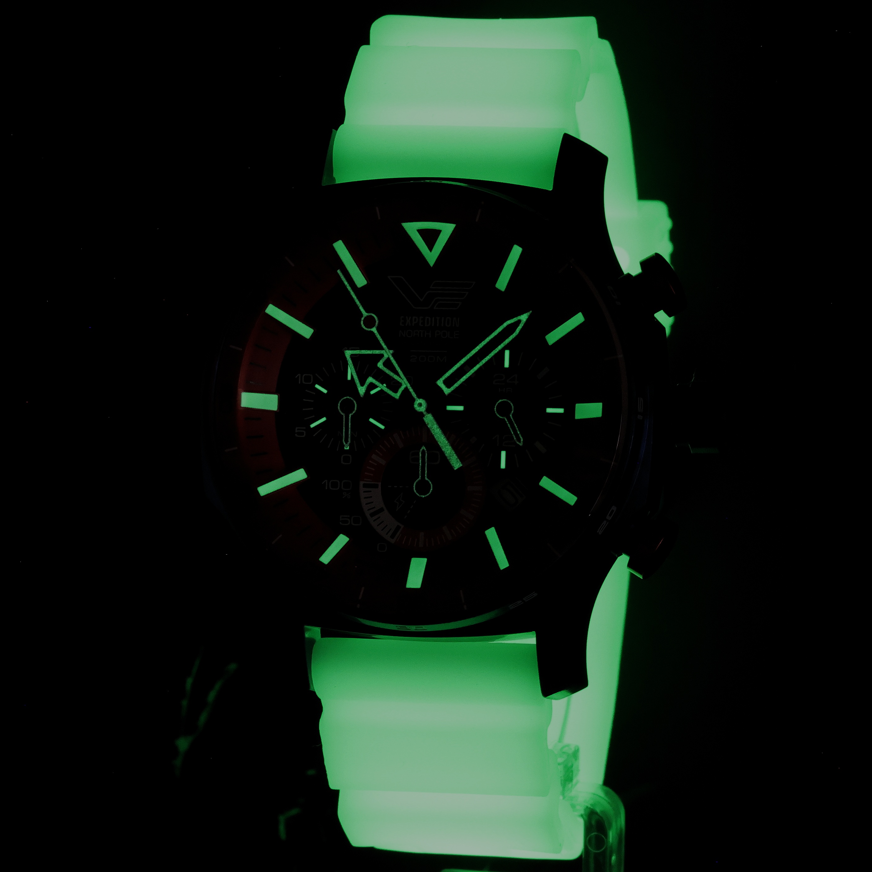 Vostok Europe VR42-595D734SWL zegarek niebieski sportowy Expedition pasek