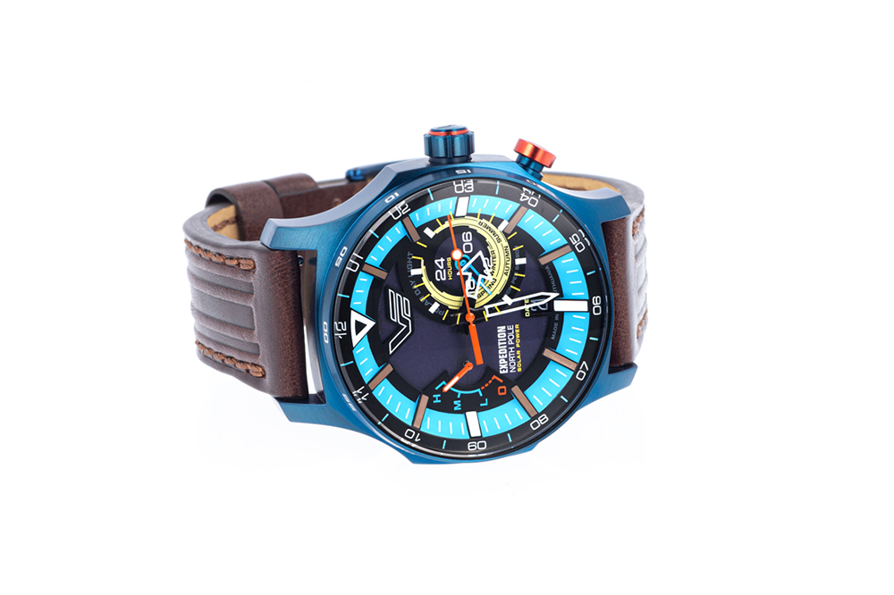Vostok Europe VS57-595D736 Expedition Nort Pole 1 Polar Ice Solar 47mm Expedition typudiver zegarek niebieski