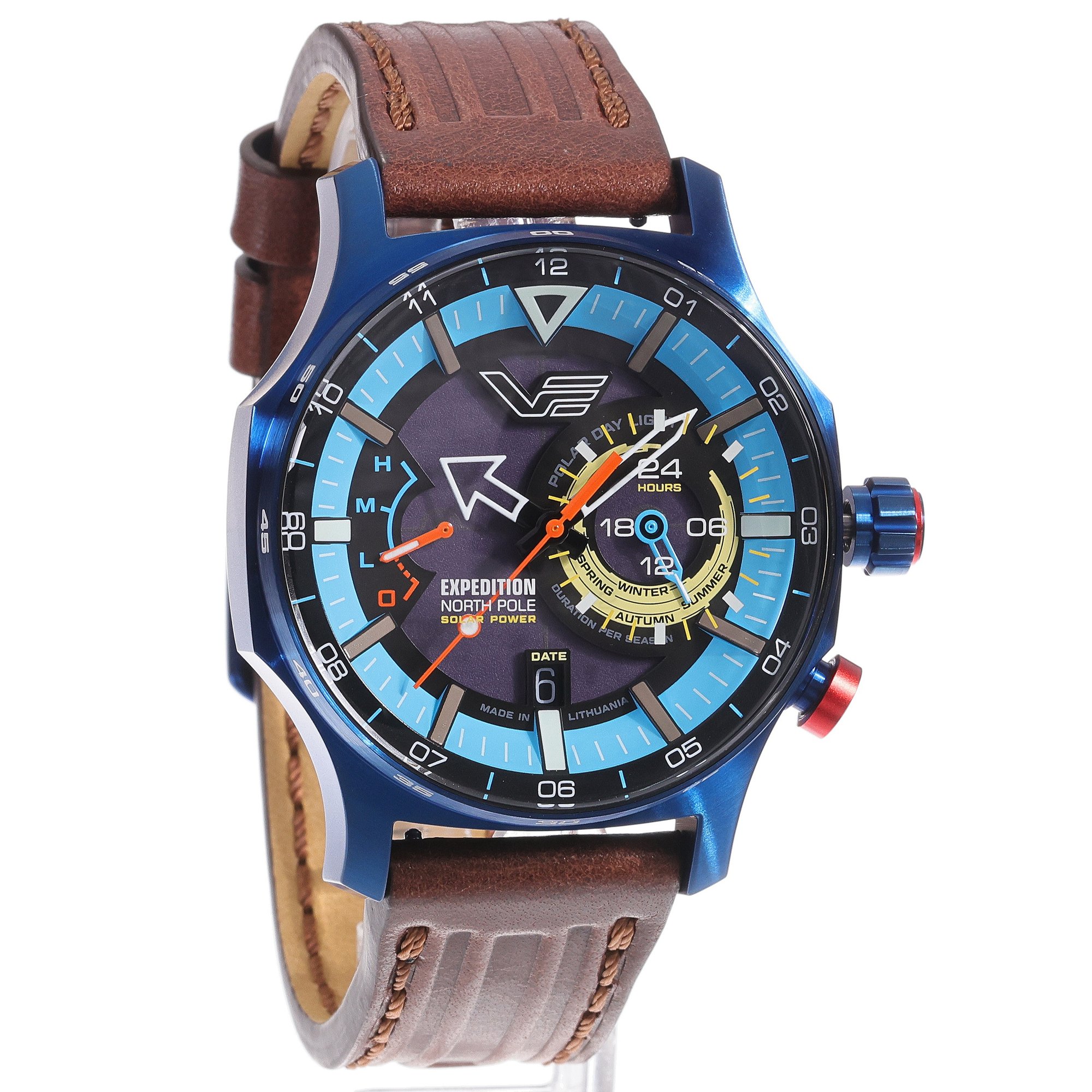 Vostok Europe VS57-595D736 zegarek męski Expedition niebieski