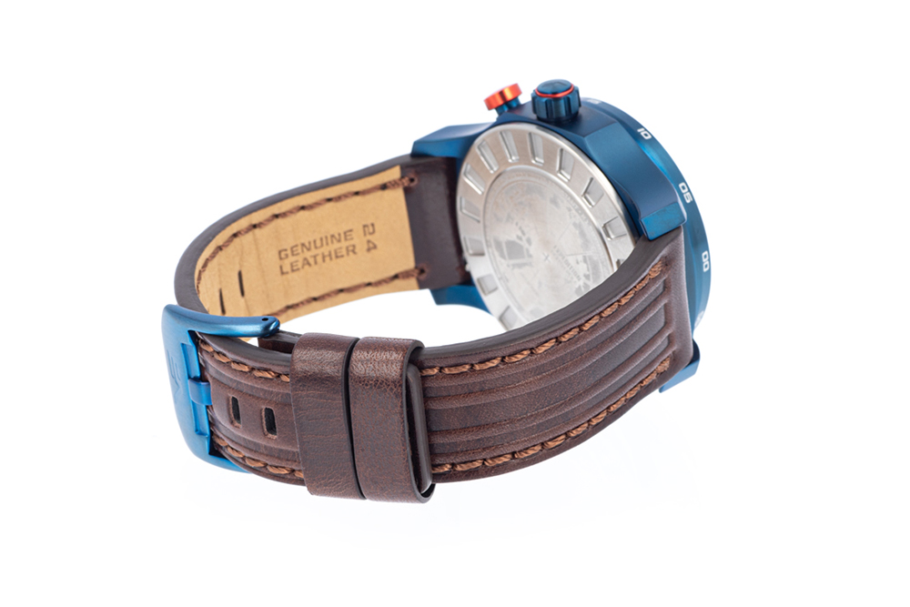 Vostok Europe VS57-595D736 zegarek niebieski typudiver Expedition pasek